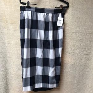 Lane Bryant Checkered Skirt